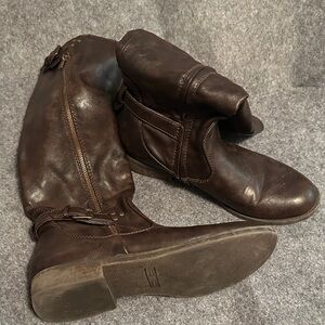 Brown Leather Boots